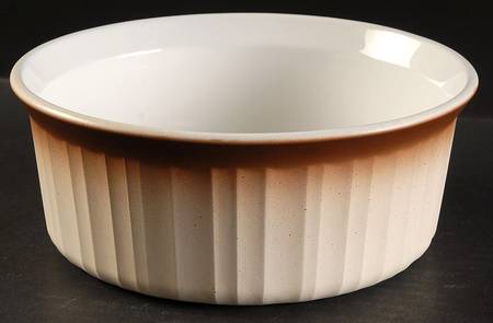 French Bisque 1.5 Quart Round Casserole No Lid