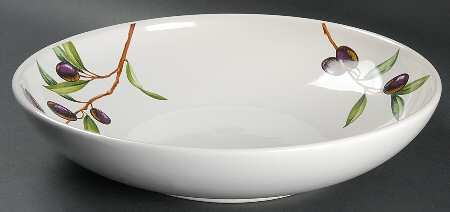 Olives 13" Pasta Serving Bowl