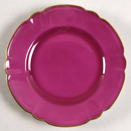 Eventail Fuchia (Fuchsia) Bread & Butter Plate