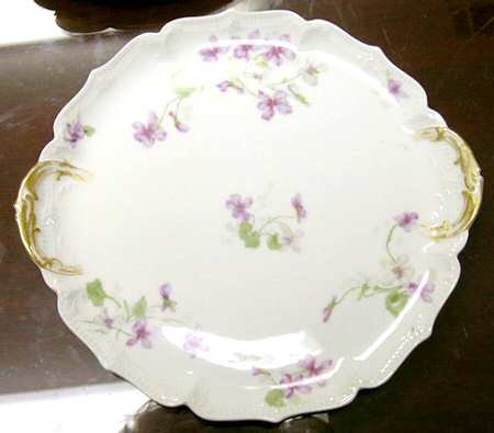 Schleiger 383-1 Handled Cake Plate