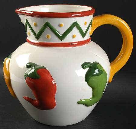 Chili Peppers 96 Oz Pitcher