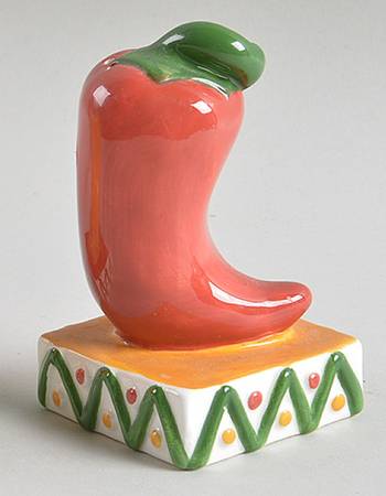 Chili Peppers Figural Salt Shaker