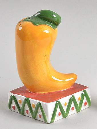 Chili Peppers Figural Pepper Shaker