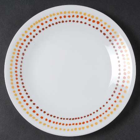 Spicy Dots (Corelle) Bread & Butter Plate