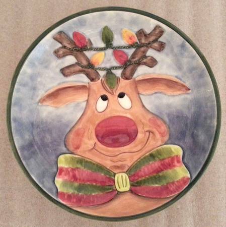 Reindeer Salad Plate