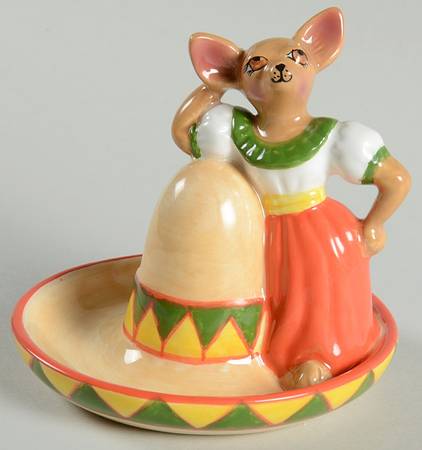 Ay Chihuahua Figural Salt Shaker
