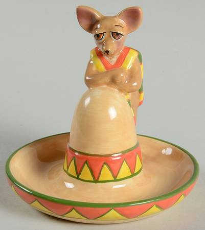 Ay Chihuahua Figural Pepper Shaker