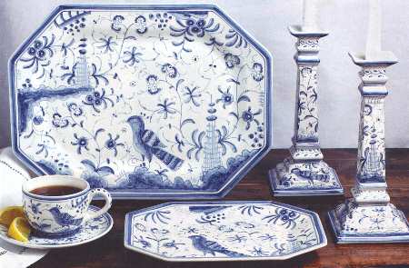 Sevententh Century Toile Blue by Casafina