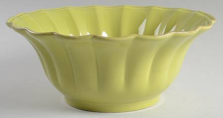 South Beach Lime Green 11" Large Salad Serving Bowl
