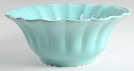 South Beach Aqua (Turquoise) 11" Large Salad Serving Bowl