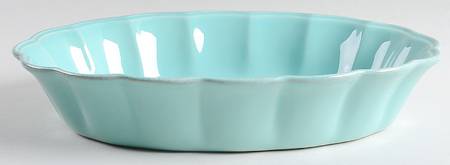 South Beach Aqua (Turquoise) 12'' Oval Baker