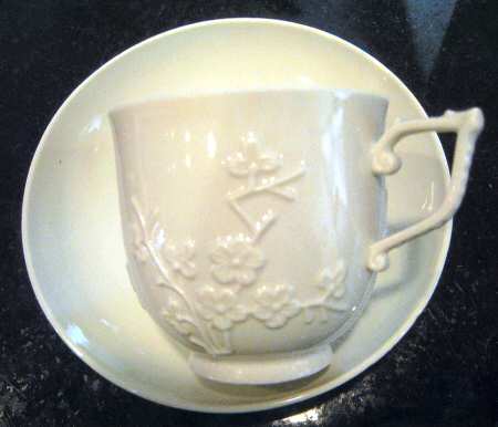 Flowering Branches Flat Cup & Saucer Set