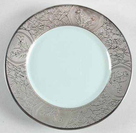 Hibiya Gray and Celadon Bread & Butter Plate