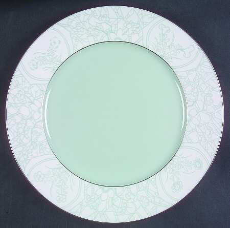 Hibiya Biscuit and Celadon Service Plate (Charger)