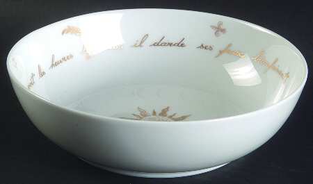 Val de Lorie Gold Soup/Cereal Bowl
