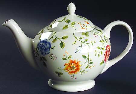 Rose Chintz Teapot & Lid