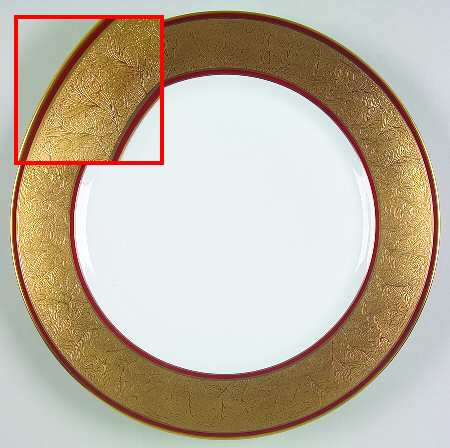 Polder Red Large Dinner Plate