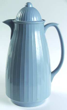 French Bleu Plastic Thermos/Carafe & Lid