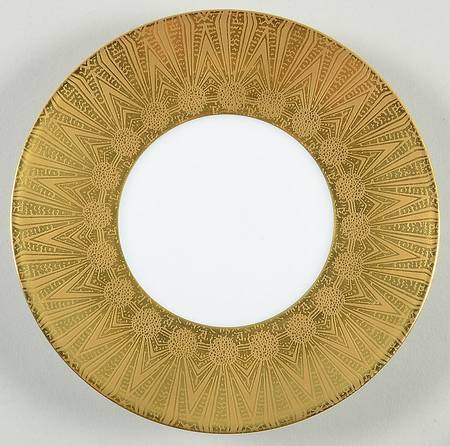 Esmeralda (Gold Incrustation) Bread & Butter Plate