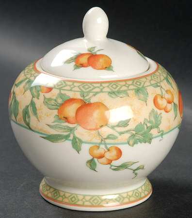 Valencia Sugar Bowl & Lid