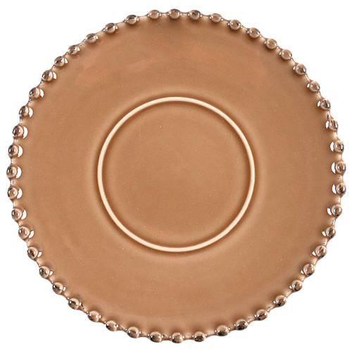 Pearl Cocoa Bread & Butter Plate