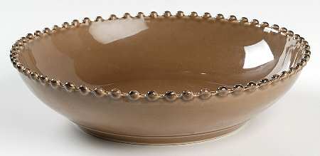 Pearl Cocoa 9" Individual Pasta Bowl