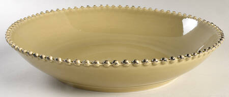 Pearl Green 13" Round Serving Bowl