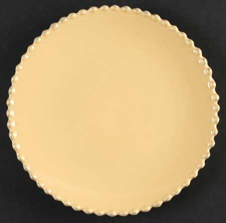 Pearl Yellow Salad Plate