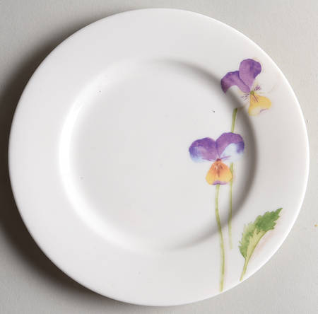 Flower Dessert/Pie Plate
