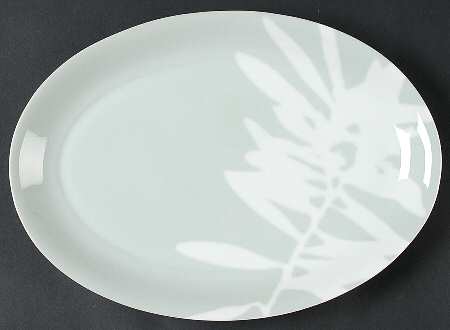 Mist 13" Oval Serving Platter