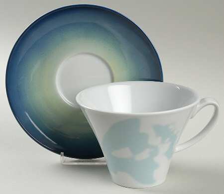 Mist Breakfast Cup & Saucer Set
