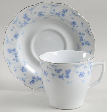 CX398 Footed Cup & Saucer Set
