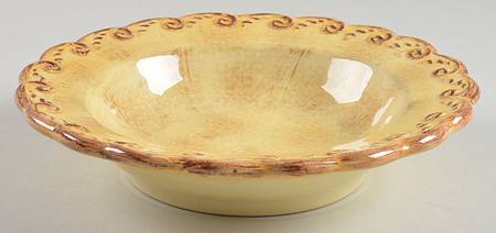 Pompeii Yellow 9" Soup/Pasta Bowl
