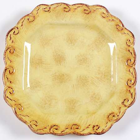 Pompeii Yellow Salad Plate