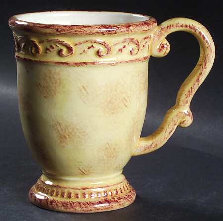 Pompeii Yellow Mug