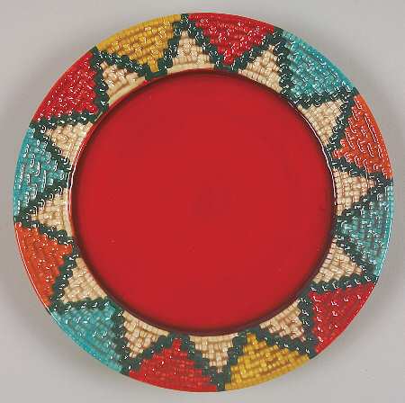 Basket Weave Salad Plate