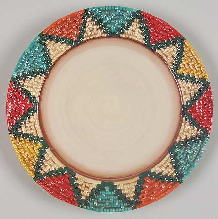 Basket Weave Salad Plate