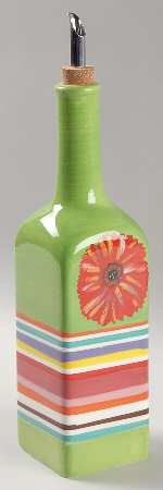 Gerbera Oil Jar & Drizzle Spout