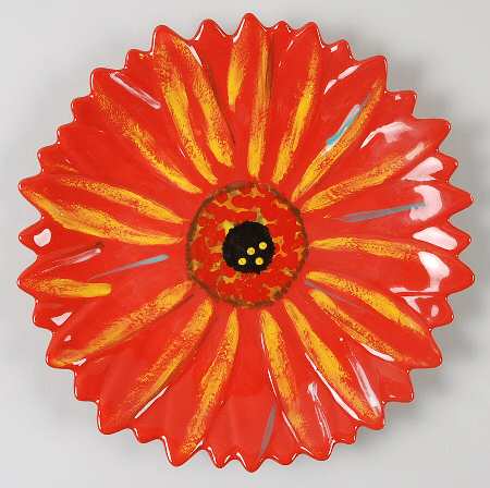 Gerbera Figural Salad Plate