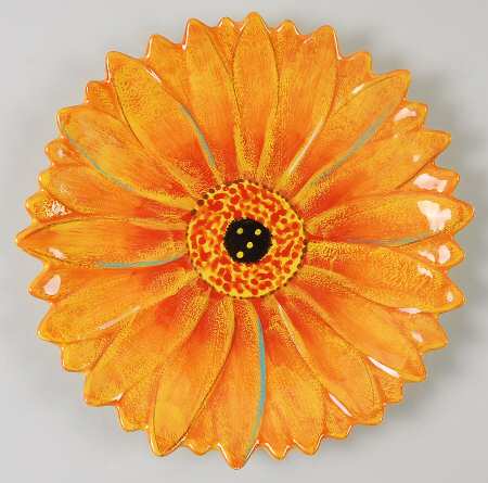 Gerbera Figural Salad Plate