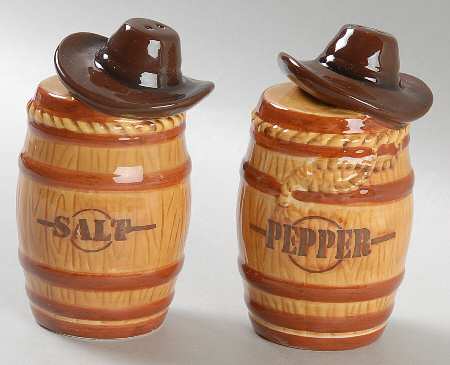 Rodeo Figural Salt & Pepper Set