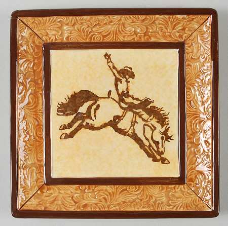 Rodeo Square Salad Plate