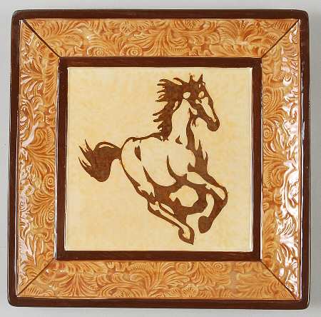 Rodeo Square Salad Plate