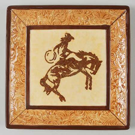 Rodeo Square Salad Plate