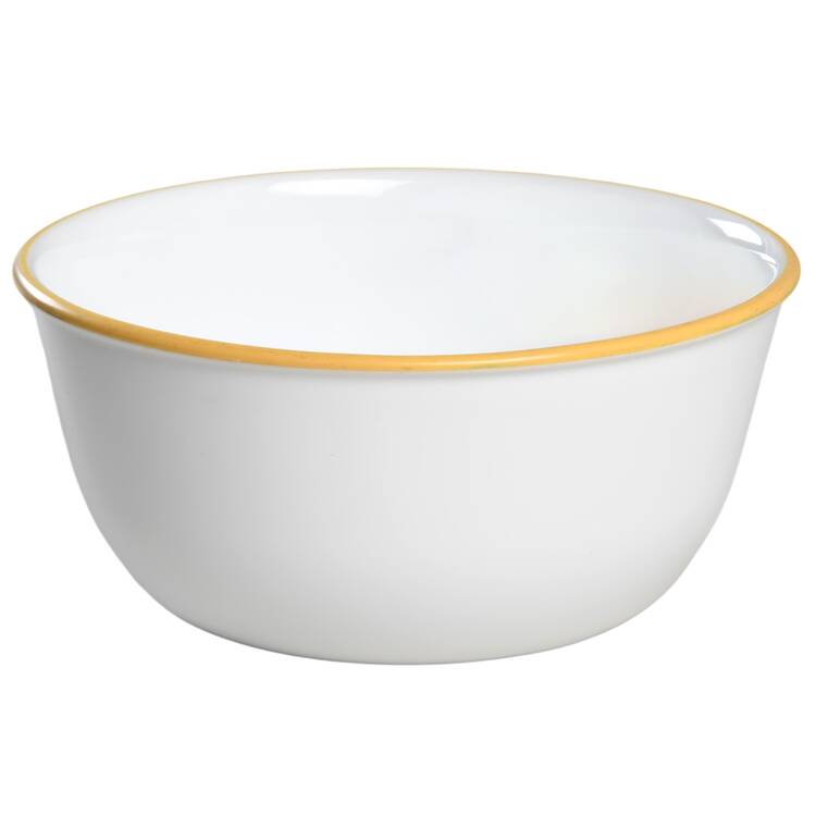 Yellow Hoops Soup/Cereal Bowl