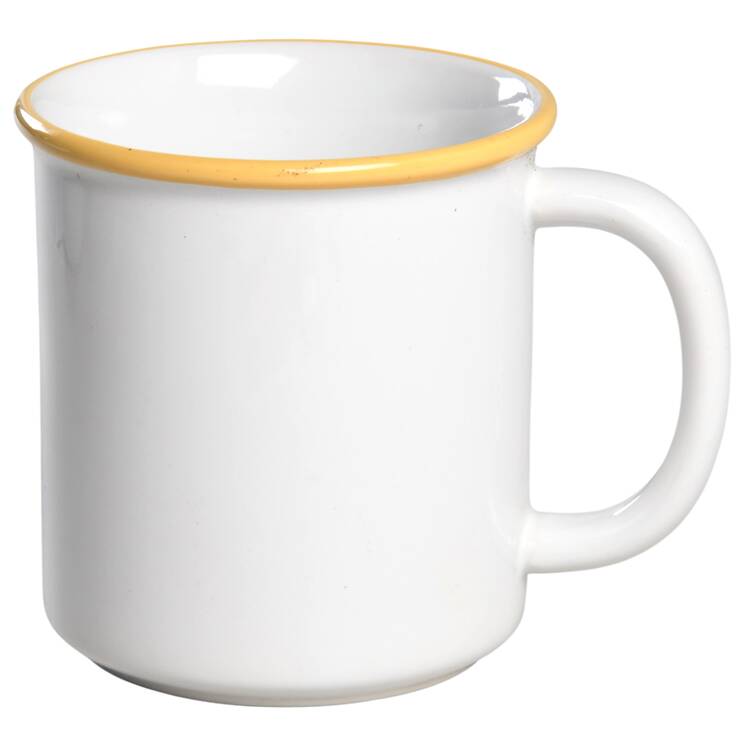 Yellow Hoops Mug