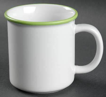 Green Hoops Mug