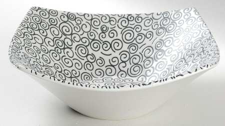 Fiji 8" Individual Square Pasta Bowl