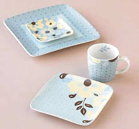 Calypso Square Salad Plate