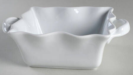 Wavy White 7" Square Baker